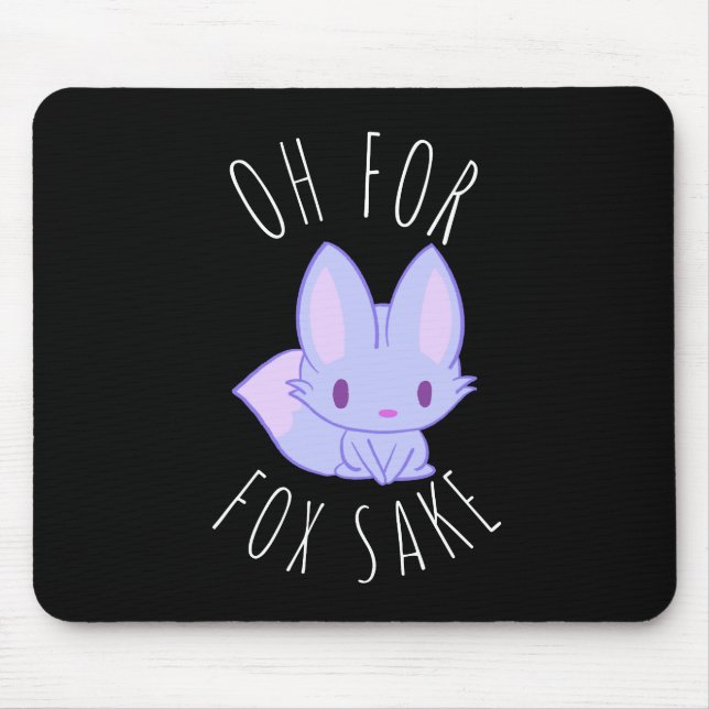 Alfombrilla De Ratón Oh por Fox Sake (Frente)