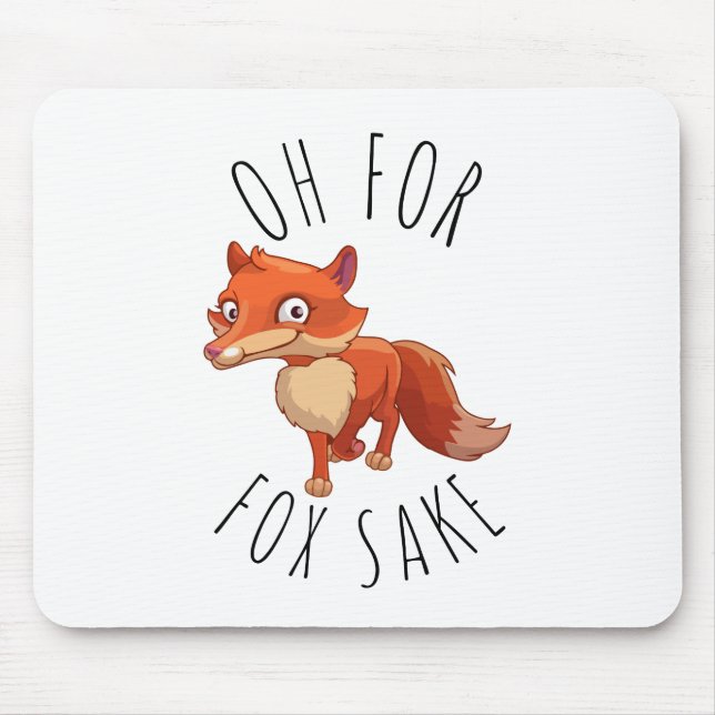 Alfombrilla De Ratón Oh por Fox Sake (Frente)