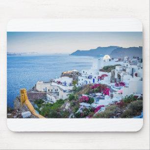 Alfombrilla De Ratón Oia Santorini Village Grecia
