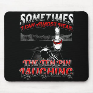 Alfombrilla De Ratón Oír 10 Pin Laughing Fun Bowling