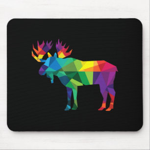 Alfombrilla De Ratón Ojo colorido arte de polos bajo HUNTING cazadores