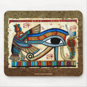 Alfombrilla De Ratón OJO de HORUS, egipcio Mousepad de WADJET