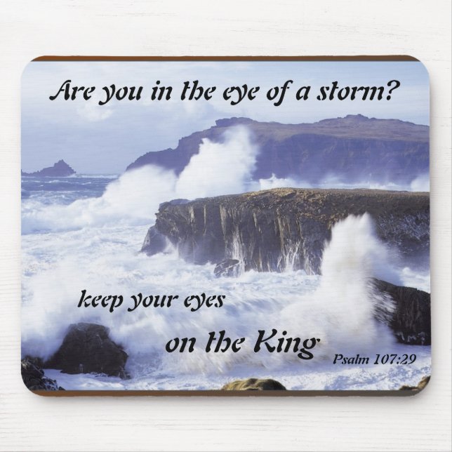 Alfombrilla De Ratón Ojo de la tormenta Mousepad (Frente)