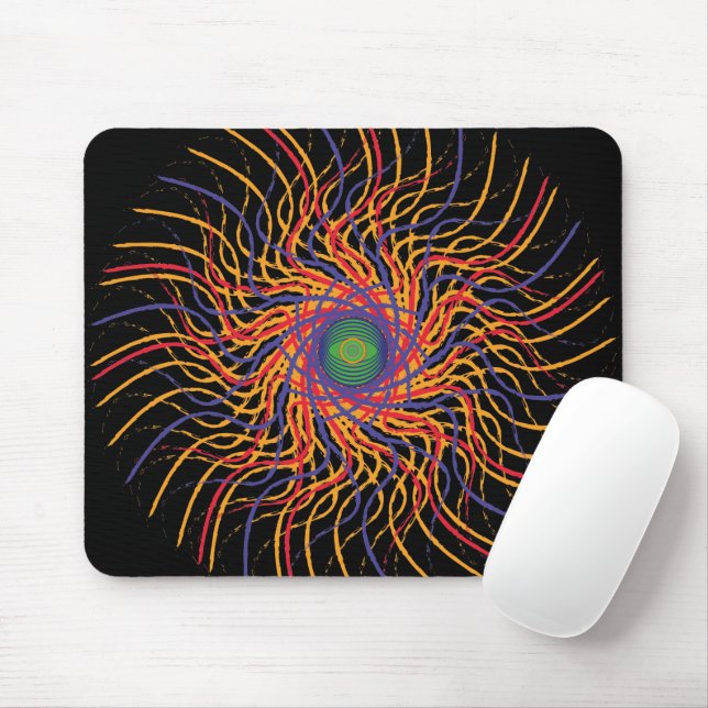 Alfombrilla De Ratón Ojo del altavoz / Mousepad BG negro (Con ratón)
