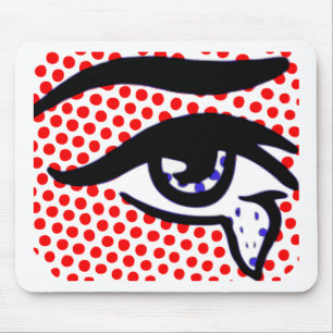 Alfombrilla De Ratón Ojo del arte pop
