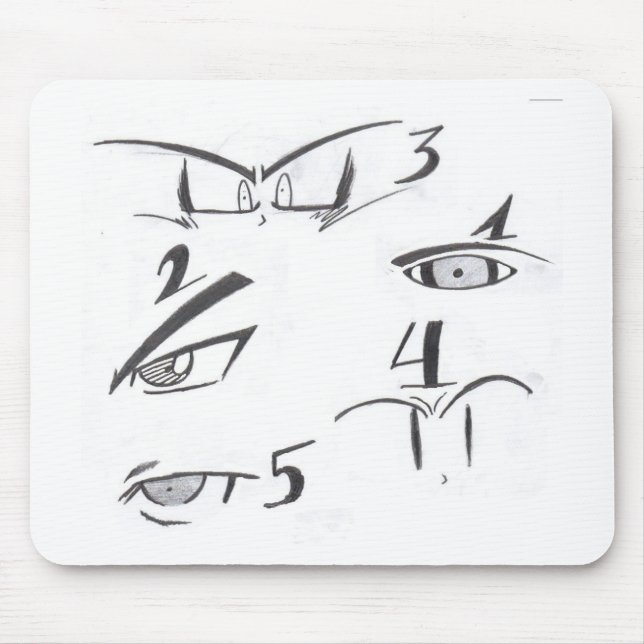 Alfombrilla De Ratón Ojos (Frente)