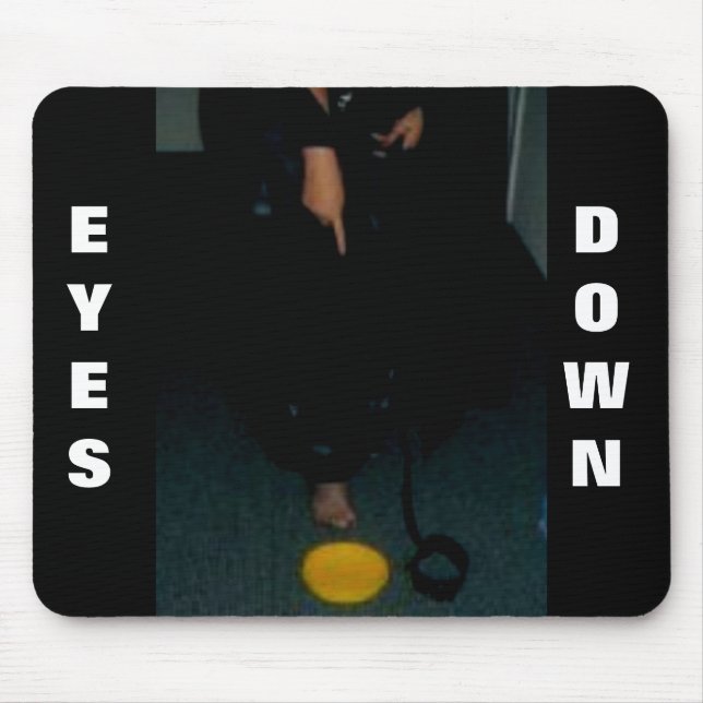 ALFOMBRILLA DE RATÓN OJOS ABAJO (Frente)