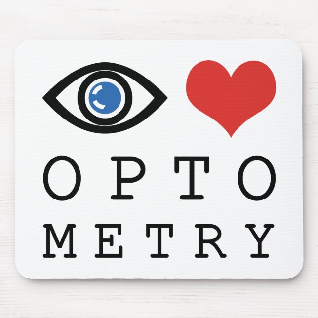Alfombrilla De Ratón Ojos Aman Optometría (Frente)