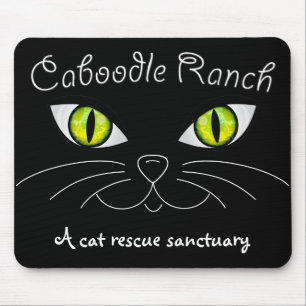 Alfombrilla De Ratón "Ojos brillantes" Mousepad oscuro