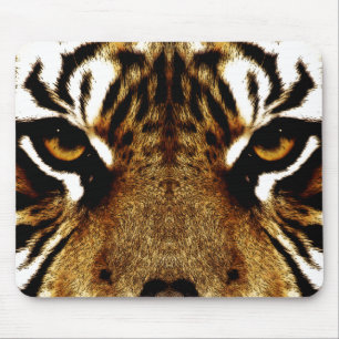 Alfombrilla De Ratón Ojos de un tigre