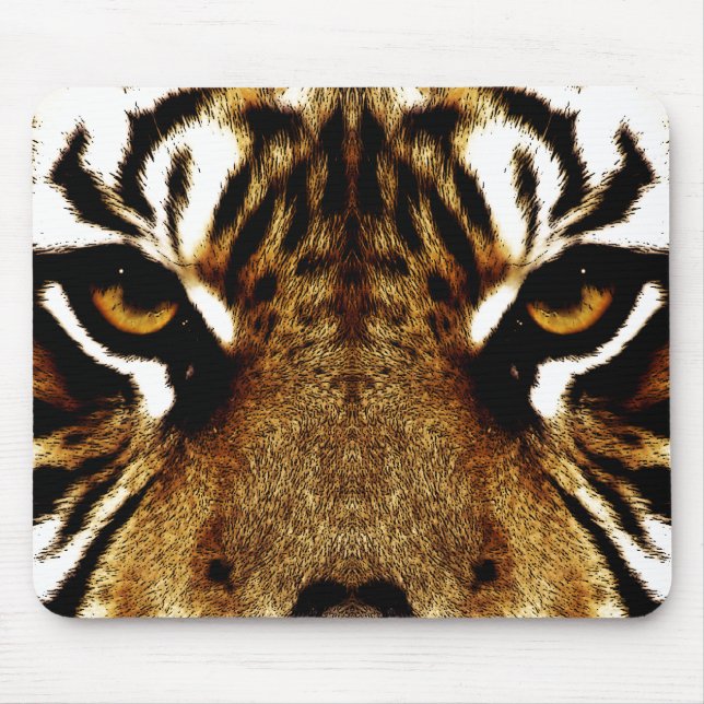 Alfombrilla De Ratón Ojos de un tigre (Frente)