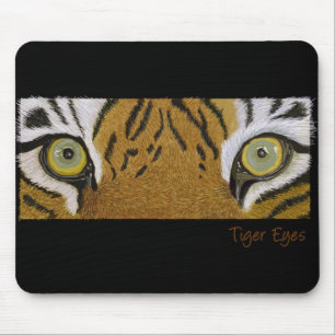 Alfombrilla De Ratón ojos del tigre