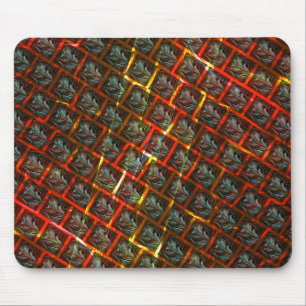 Alfombrilla De Ratón "Ojos enmarcados" grises, pastos, cuadrados o rall
