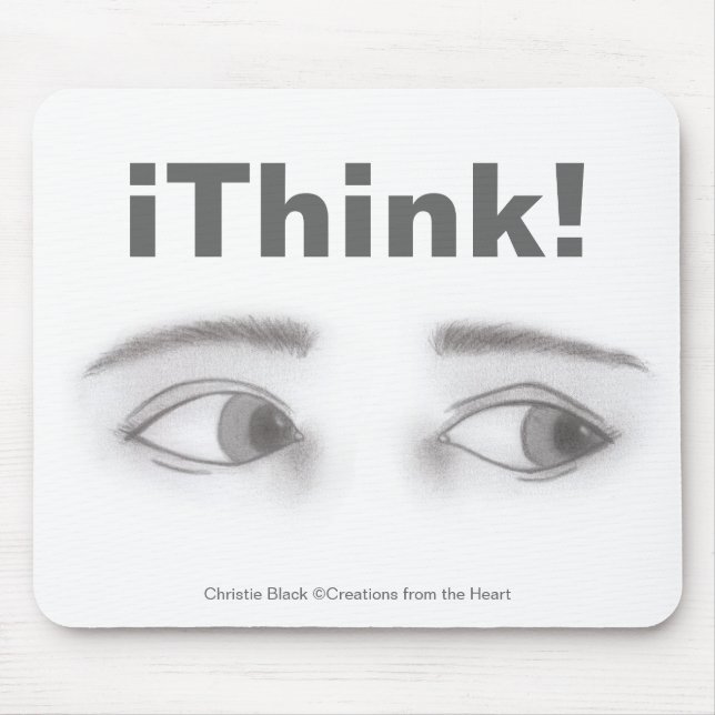 Alfombrilla De Ratón Ojos masculinos (Frente)