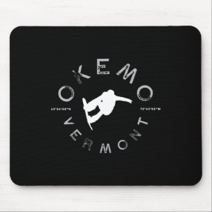 Alfombrilla De Ratón Okemo Mountain Vermont Grave Snowboard T