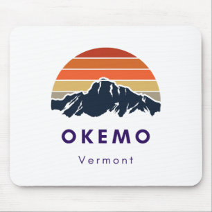 Alfombrilla De Ratón Okemo Vermont Esquí Snowboard Hikers Regalos Para
