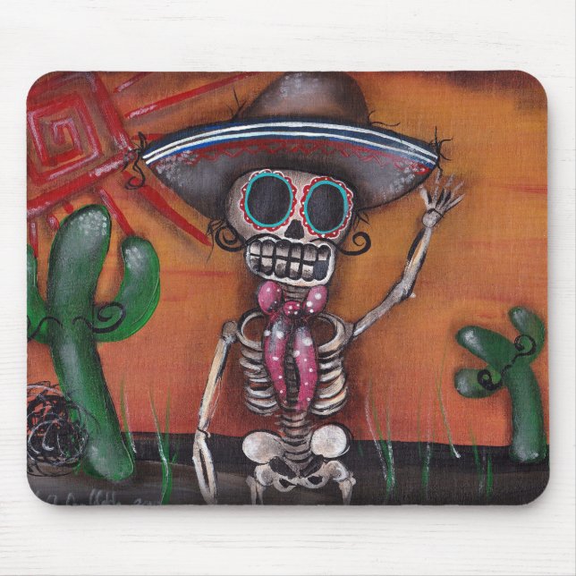 Alfombrilla De Ratón Ola de calor Mousepad (Frente)