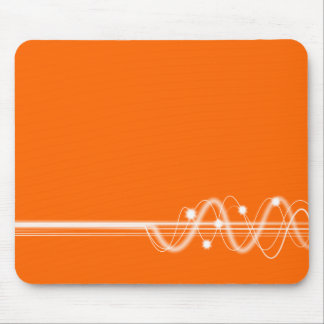 Alfombrilla De Ratón Ola de sonido - Naranja