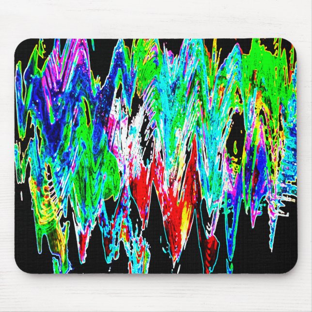 Alfombrilla De Ratón Olas de colores (Frente)