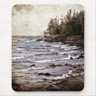 Alfombrilla De Ratón Olas de Lago Superior