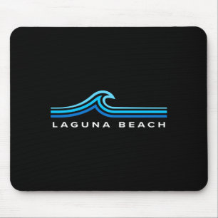 Alfombrilla De Ratón Olas de Laguna beach ca vintage hombres mujeres ni