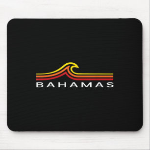 Alfombrilla De Ratón Olas de las Bahamas Vintage Hombres Mujeres Niñas 