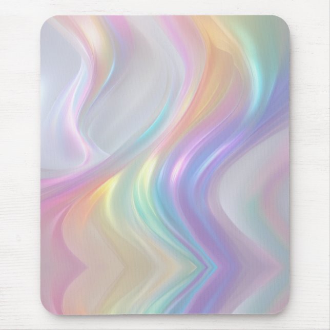 Alfombrilla De Ratón Olas de Luz (Frente)