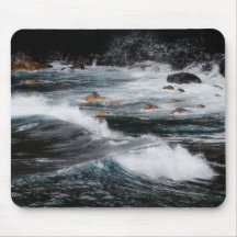 Olas del océano melancólicas, foto de arte
