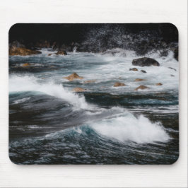 Alfombrilla De Ratón Olas del océano melancólicas, foto de arte