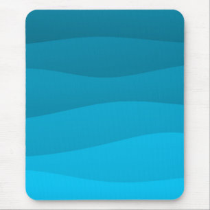 Alfombrilla De Ratón Olas marinas azules