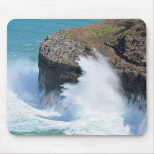Alfombrilla De Ratón Olas oceánicas Kilauea Kauai