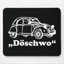 Oldtimer 2cv Weisse Döschwo Silhouette