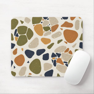Alfombrilla De Ratón Olive Clay Terrazzo