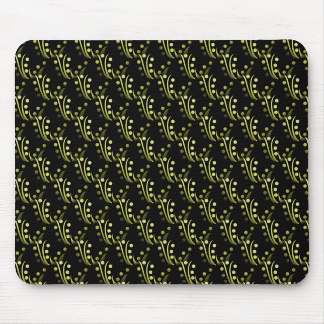 Alfombrilla De Ratón Olive Green Luxurious Glam Mousepad (Frente)