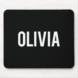 Alfombrilla De Ratón Olivia - Camiseta de regalo genial para fan del no