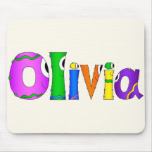 "Olivia" Cartoon Character Name