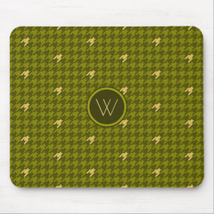 Alfombrilla De Ratón Olivo con micrófono de Houndstoth Mousepad con ace