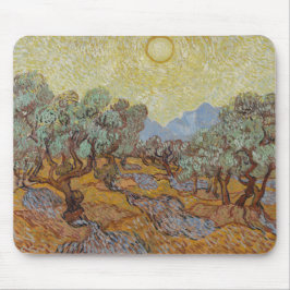 Alfombrilla De Ratón Olivos, por van Gogh