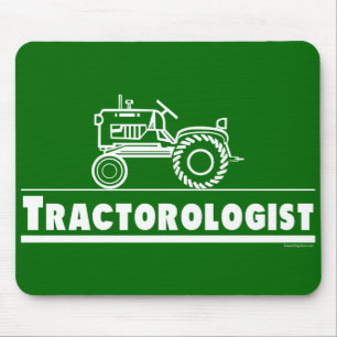 Alfombrilla De Ratón Ología del tractor verde