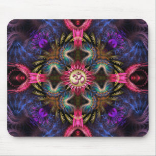 Alfombrilla De Ratón Om Angels Fractal New Age Art