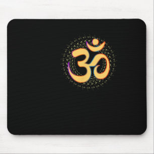 Alfombrilla De Ratón Om Aum Omkara Símbolo Antiguo Arte Espiritual Yoga