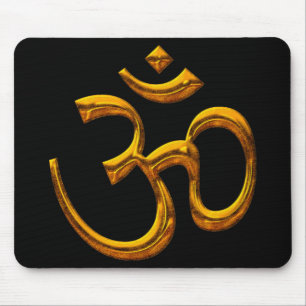 Alfombrilla De Ratón OM, efecto del oro viejo/Mousepad
