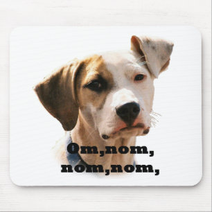 Alfombrilla De Ratón Om, nom, nom, nom,