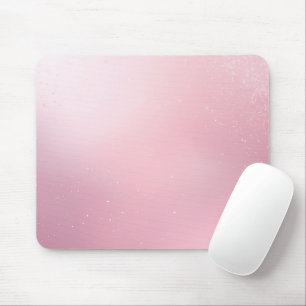 Alfombrilla De Ratón Ombre de destellos suaves femeninos rosa niña