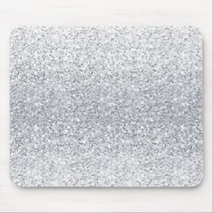 Alfombrilla De Ratón Ombre de plata purpurinoso