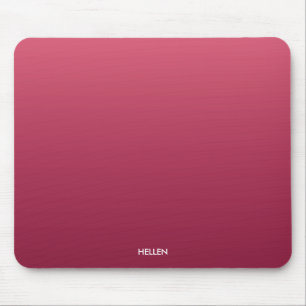 Alfombrilla De Ratón Ombre degradado rosa personalizado