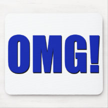 ¡OMG! Mousepad azul