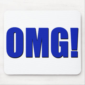 Alfombrilla De Ratón ¡OMG! Mousepad azul