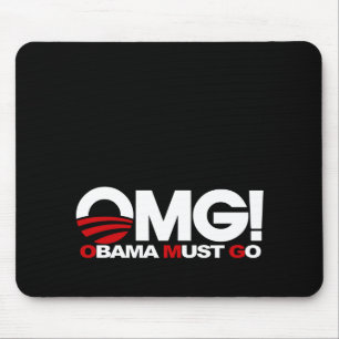 Alfombrilla De Ratón ¡OMG! Obama debe ir