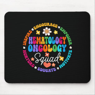 Alfombrilla De Ratón Oncología Hematología Enfermera Escuadrón Pediátri